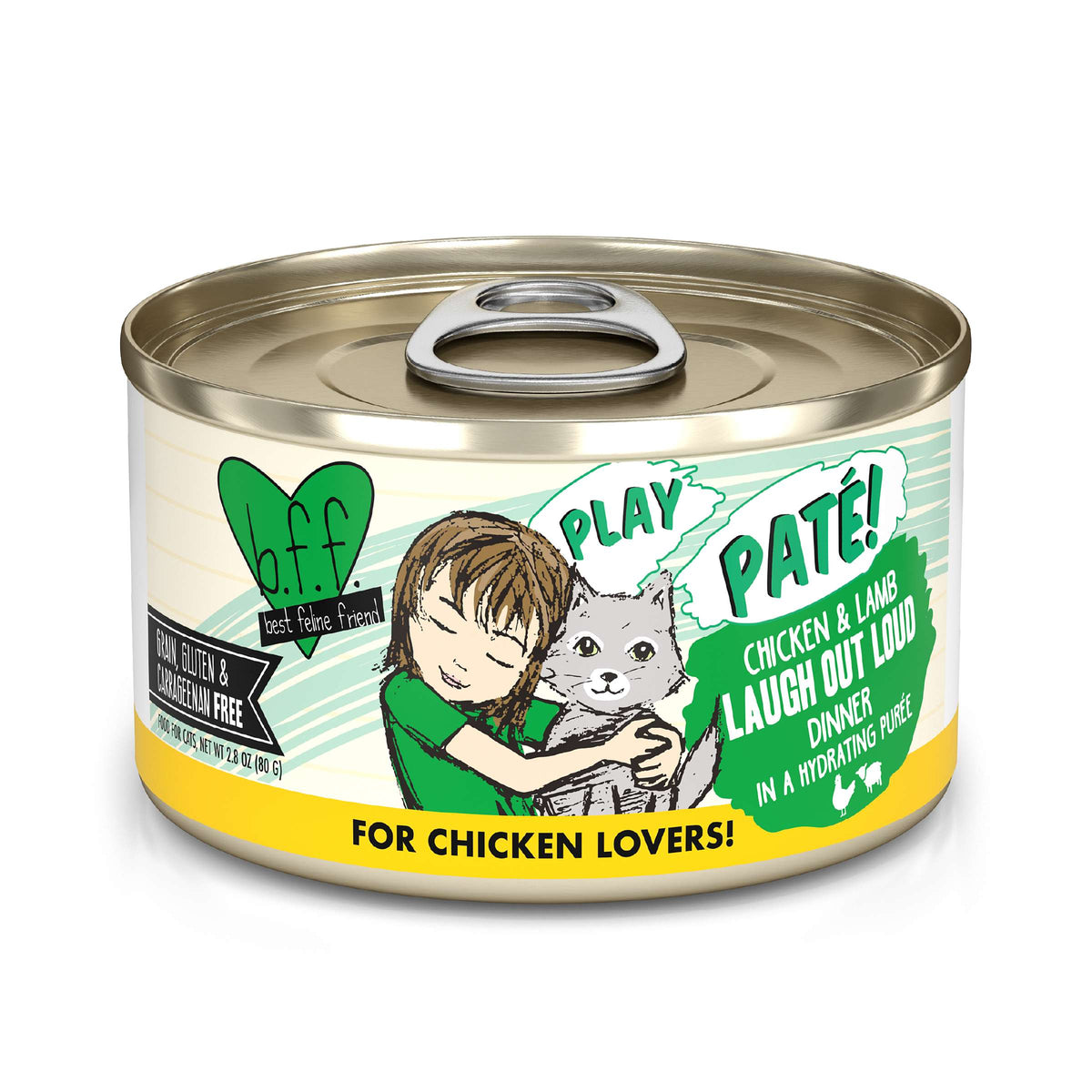BFF Play Paté! Laugh Out Loud Chicken &amp; Lamb Canned Cat Food