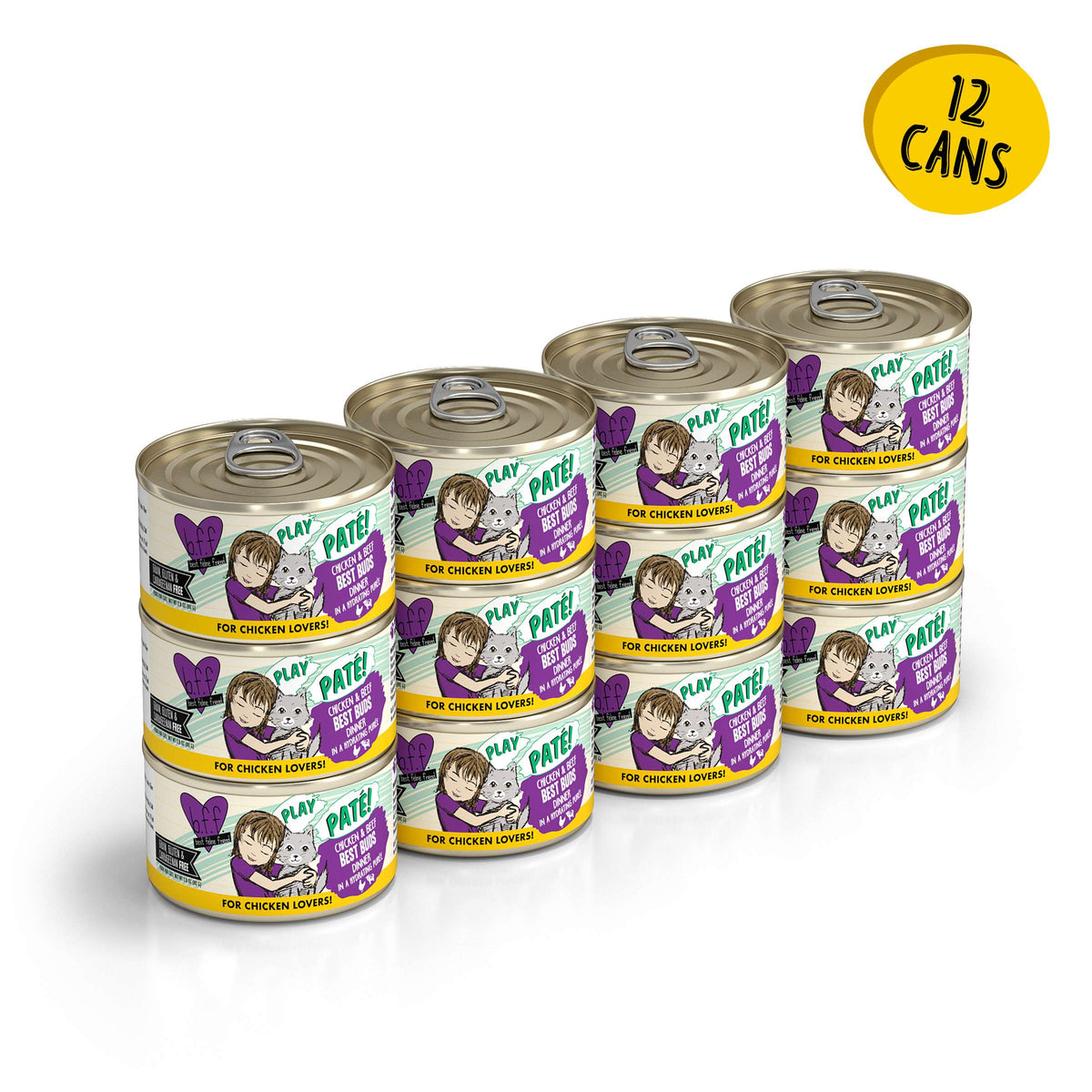 BFF Play Paté! Best Buds Chicken &amp; Beef Canned Cat Food
