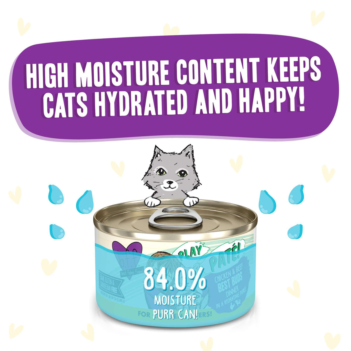 BFF Play Paté! Best Buds Chicken &amp; Beef Canned Cat Food