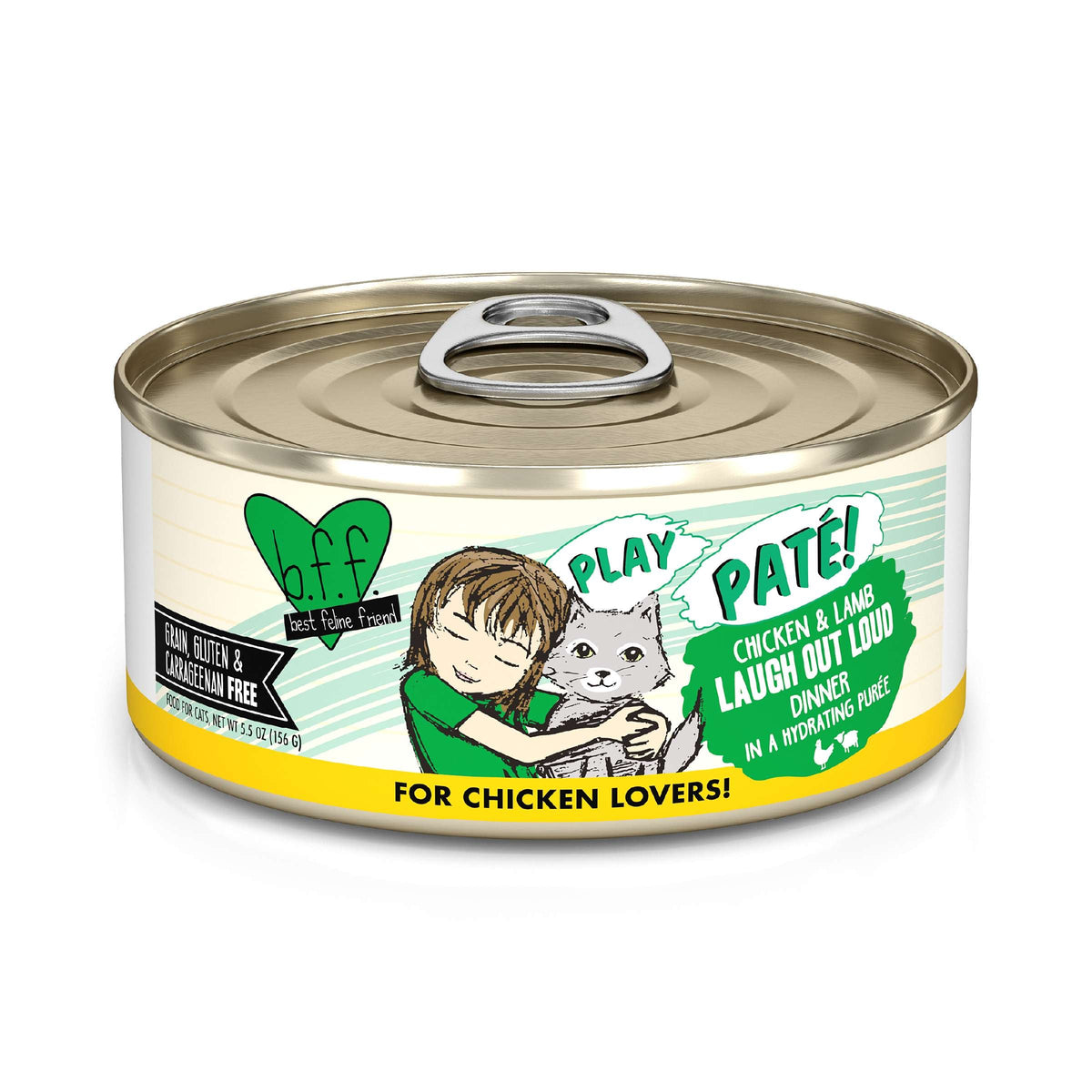 BFF Play Paté! Laugh Out Loud Chicken &amp; Lamb Canned Cat Food
