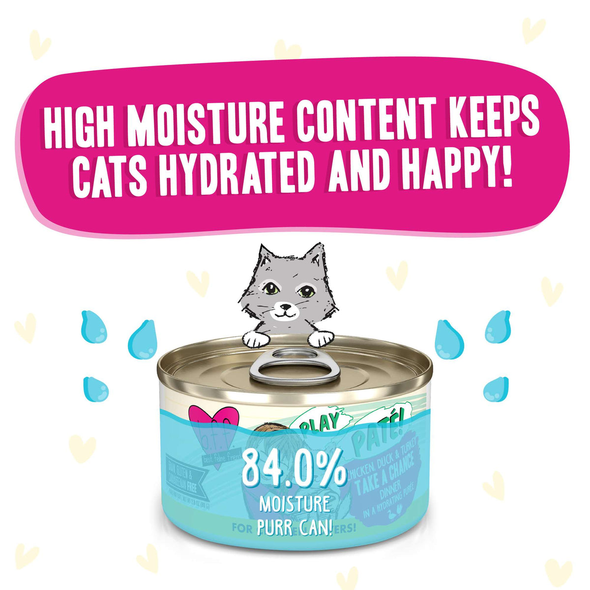 BFF Play Paté! Take a Chance Chicken, Duck &amp; Turkey Canned Cat Food