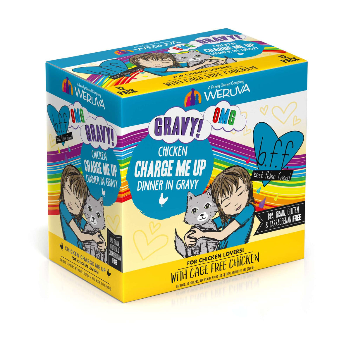 BFF OMG Gravy! Charge Me Up Chicken Cat Food Pouch