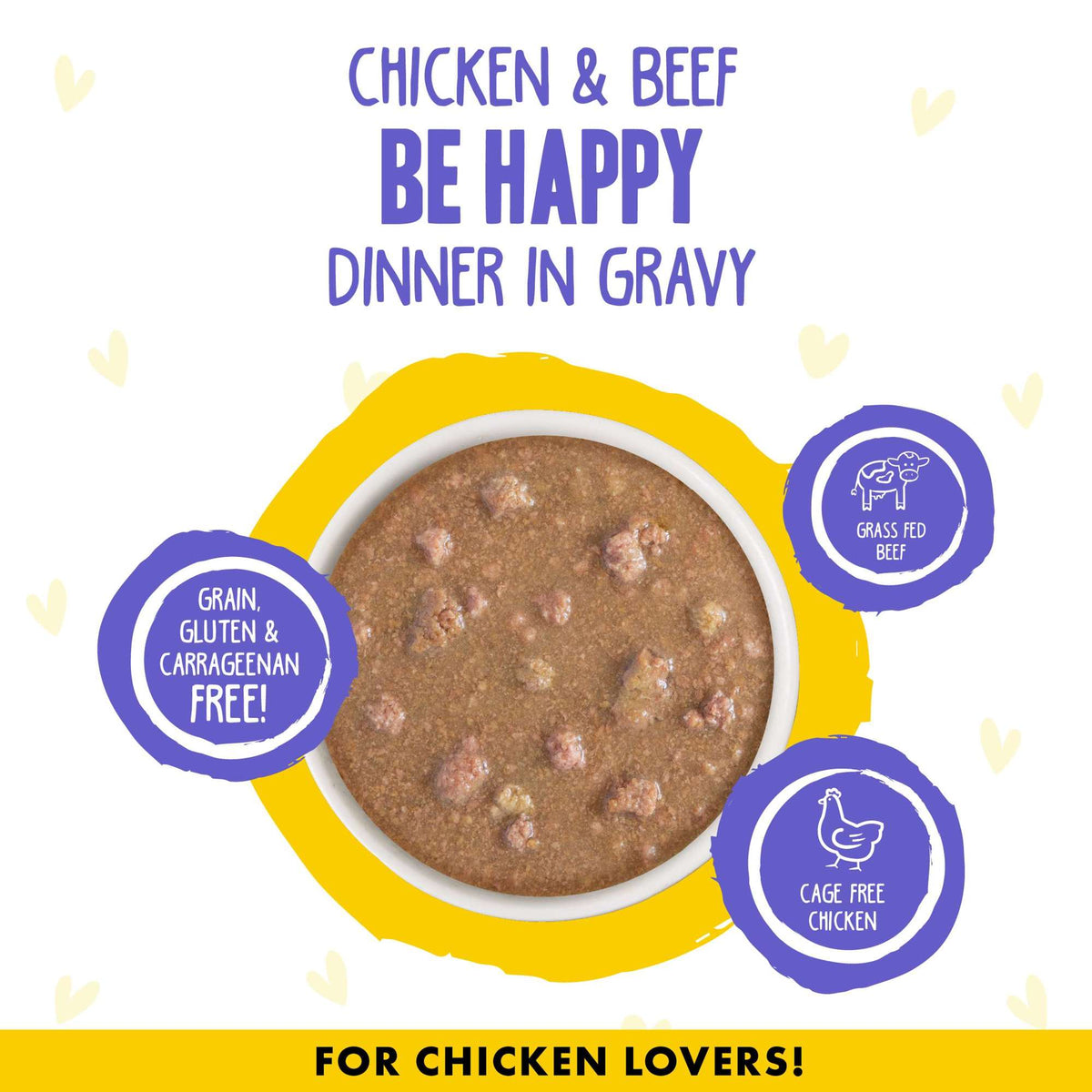 BFF OMG Gravy! Be Happy Chicken &amp; Beef Canned Cat Food