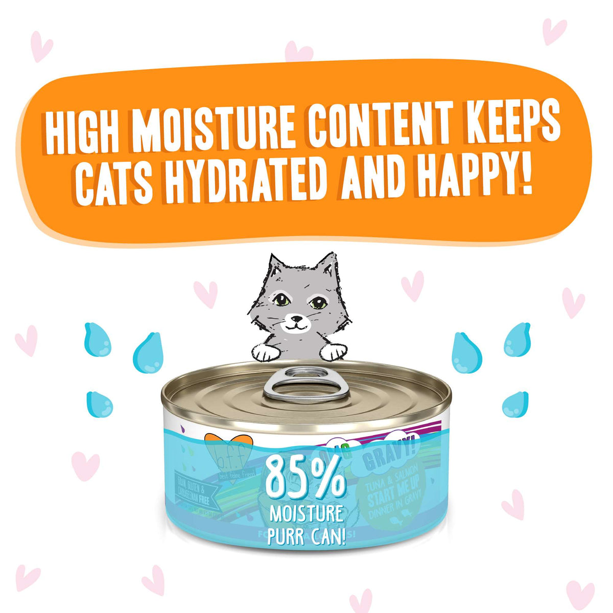 BFF OMG Gravy! Start Me Up Tuna &amp; Salmon Canned Cat Food