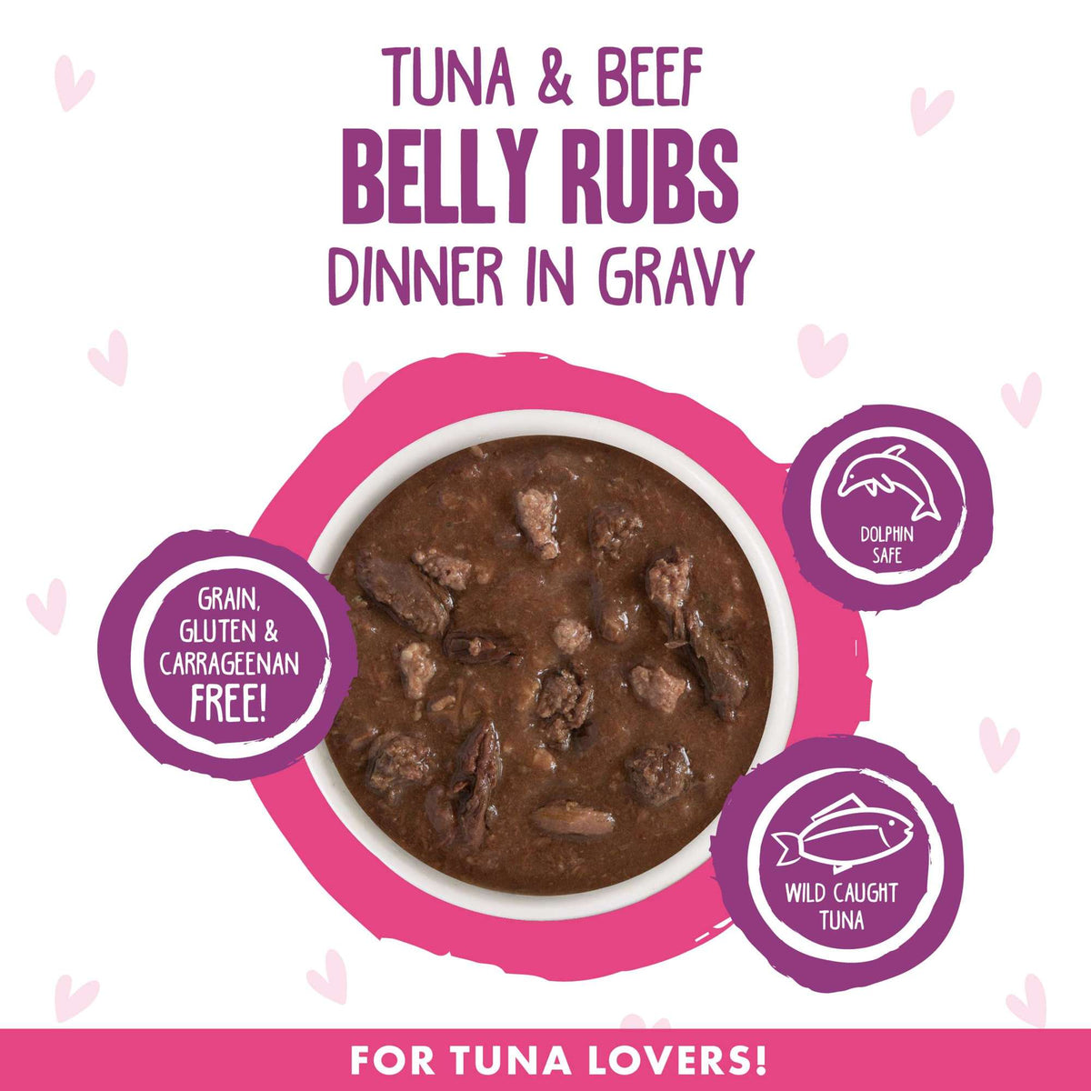 BFF OMG Gravy! Belly Rubs Tuna &amp; Beef Canned Cat Food