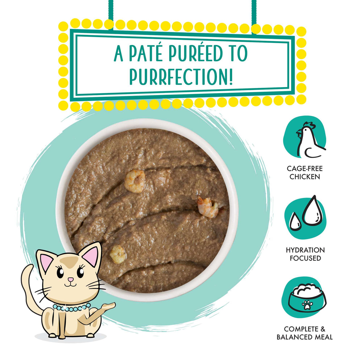 Weruva Paté! Meows n&#39; Holler Purramid Chicken &amp; Shrimp Canned Cat Food