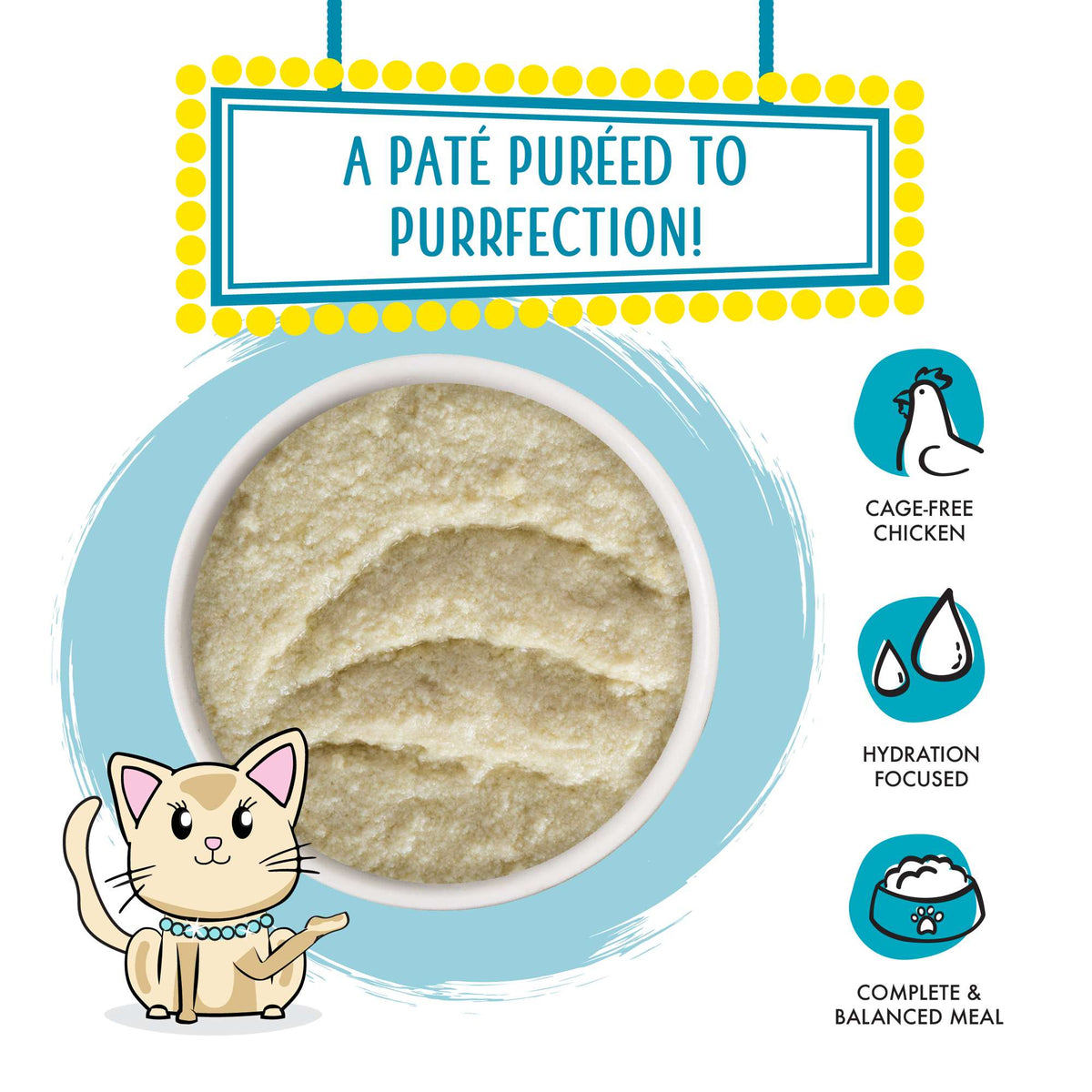 Weruva Paté! Press Your Lunch! Chicken in Purée Canned Cat Food