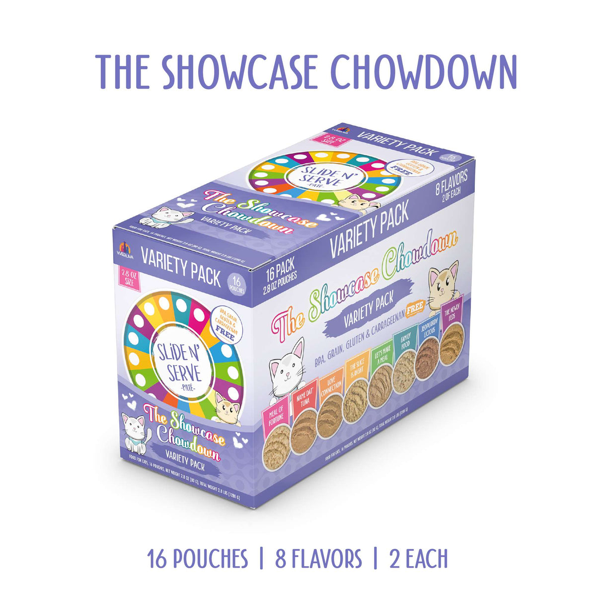 Weruva The Showcase Chowdown Variety Pack Cat Food Pouches