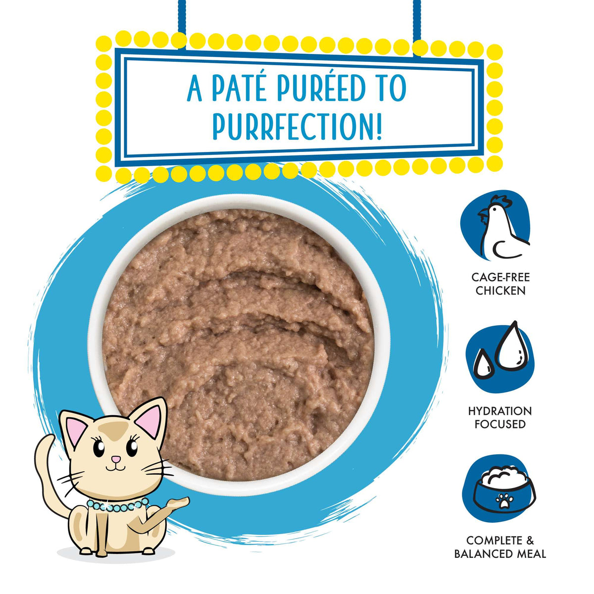Weruva Slide N&#39; Serve Paté Jeopurrdy Licious Chicken Cat Food Pouch