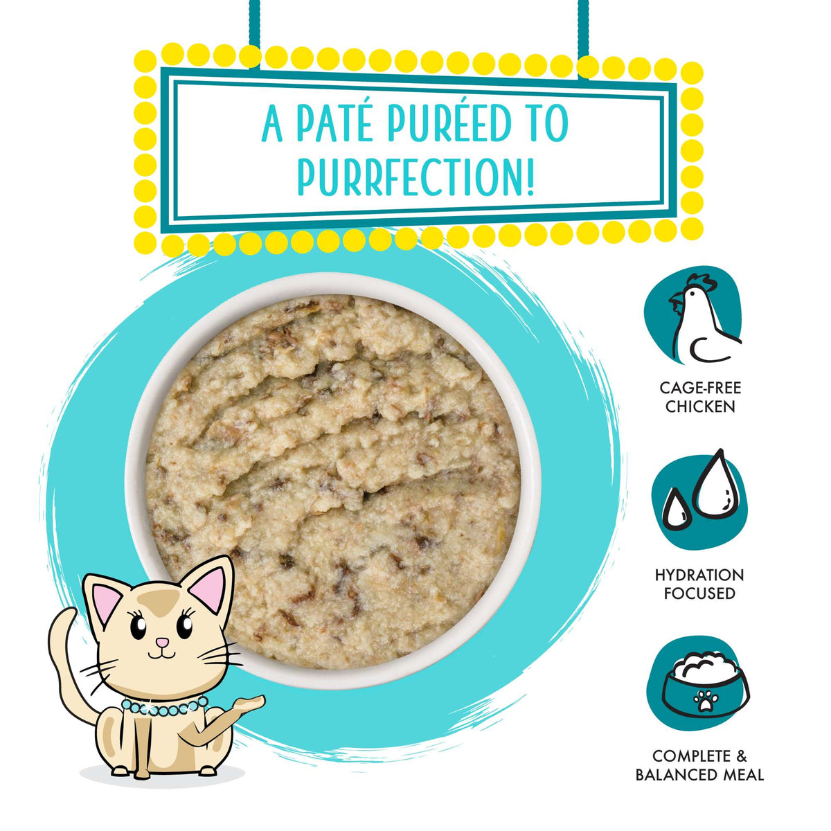 Weruva Slide N&#39; Serve Paté Family Food Chicken &amp; Tuna Cat Food Pouch