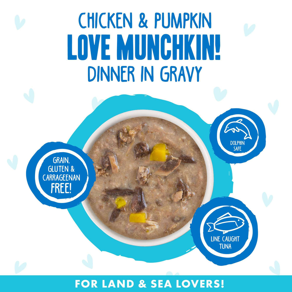 BFF OMG Gravy! Love Munchkin! Chicken &amp; Pumpkin Canned Cat Food