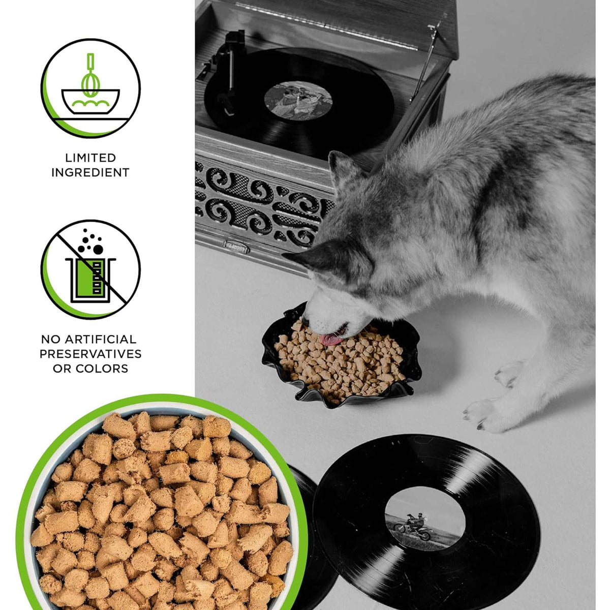 Bixbi Rawbble Freeze-Dried Pork Dog Food
