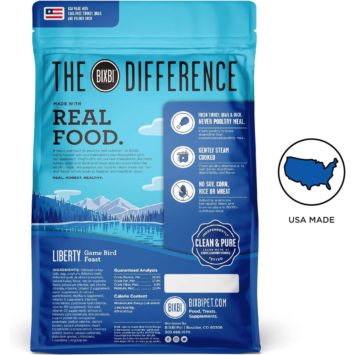 Bixbi Liberty Game Bird Feast Dog Food