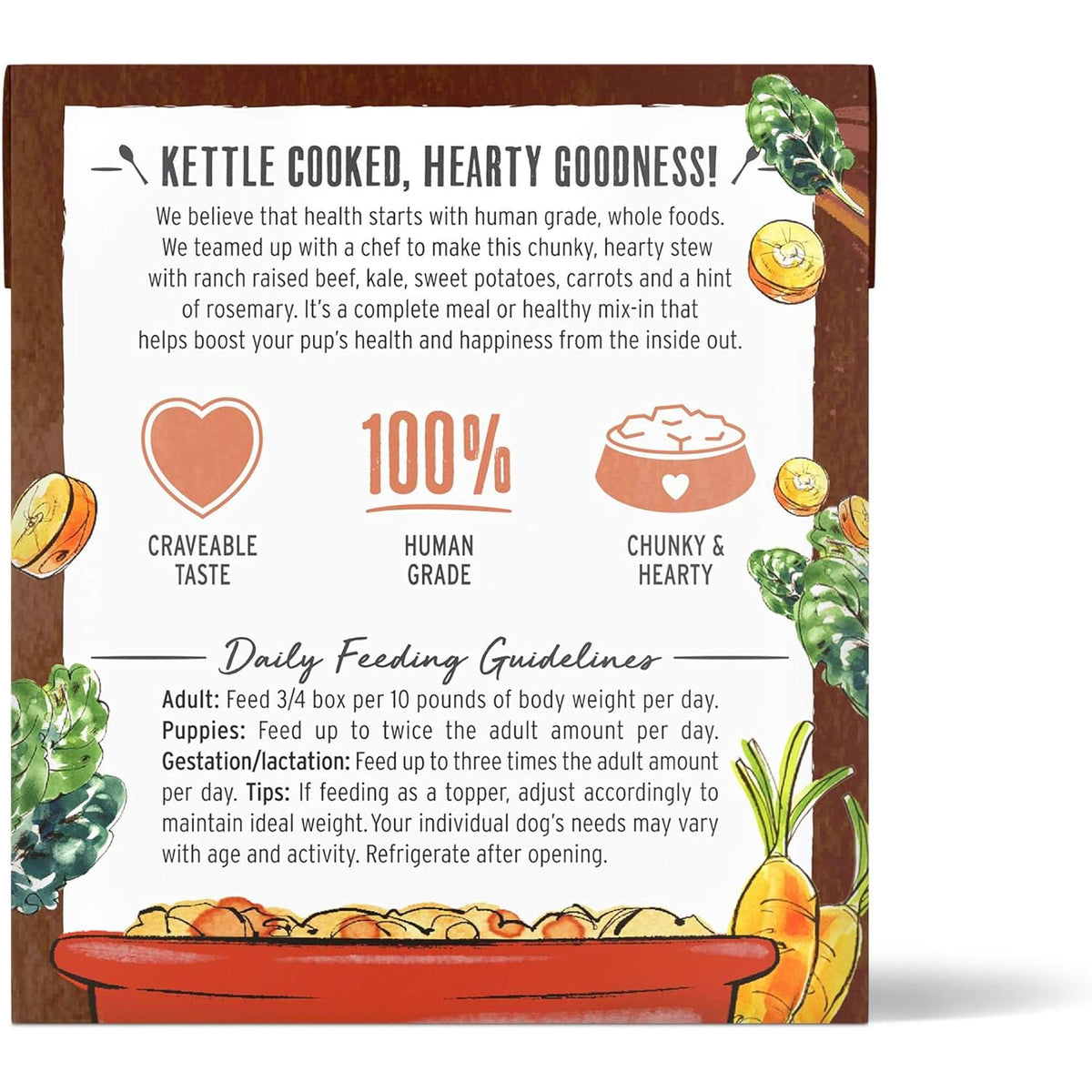 The Honest Kitchen One Pot Stews Roasted Beef with Kale Dog Food