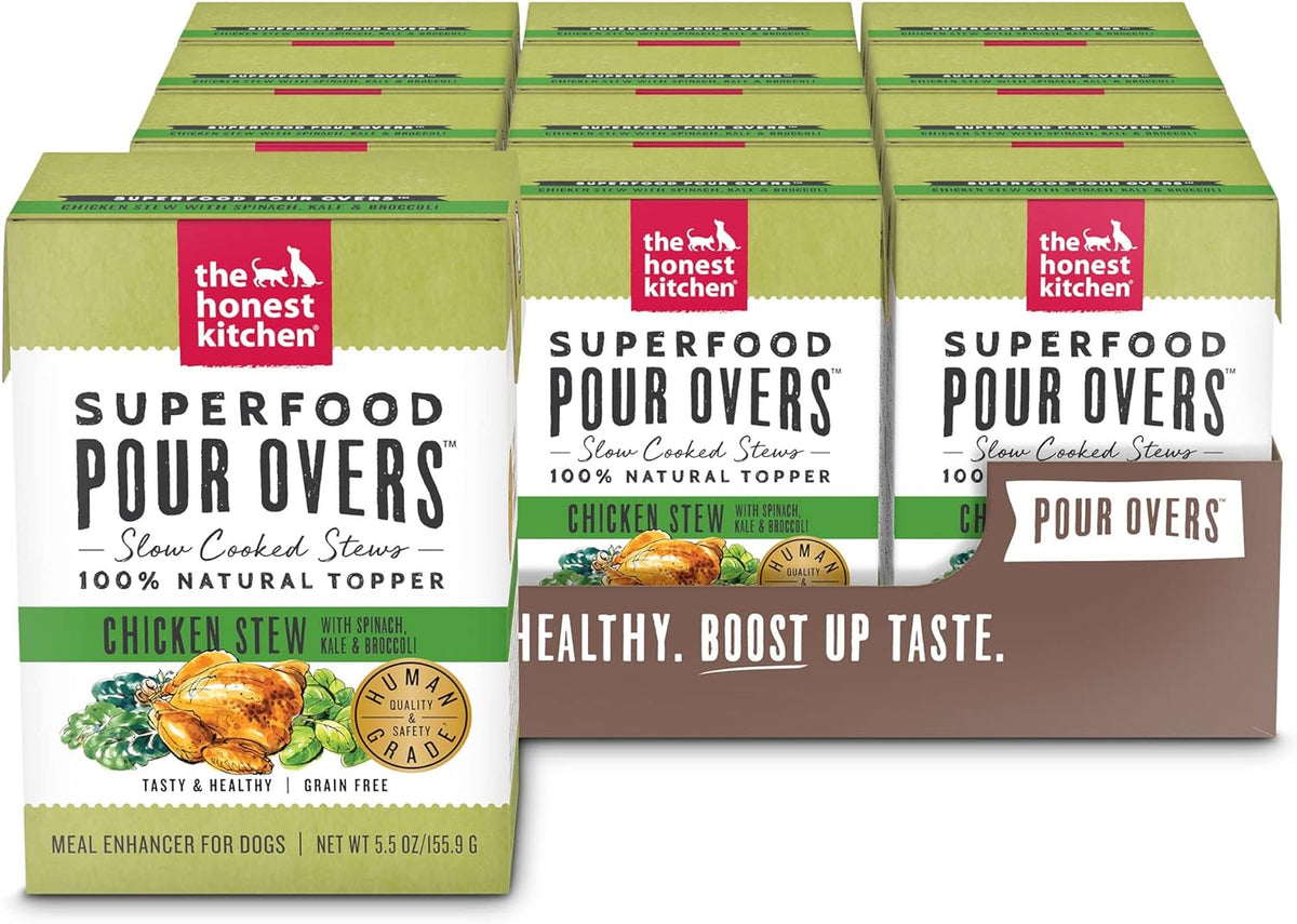 The Honest Kitchen Superfood Pour Overs Chicken Dog Meal Topper