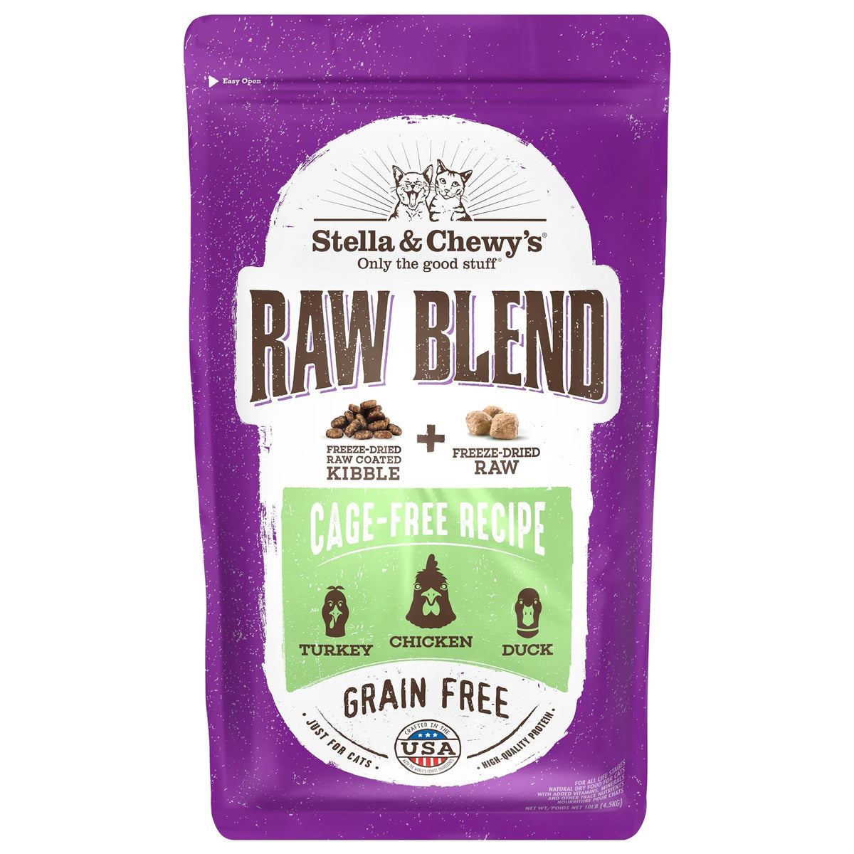 Stella &amp; Chewy&#39;s Kibble Raw Blend Cage Free Chicken Cat Food