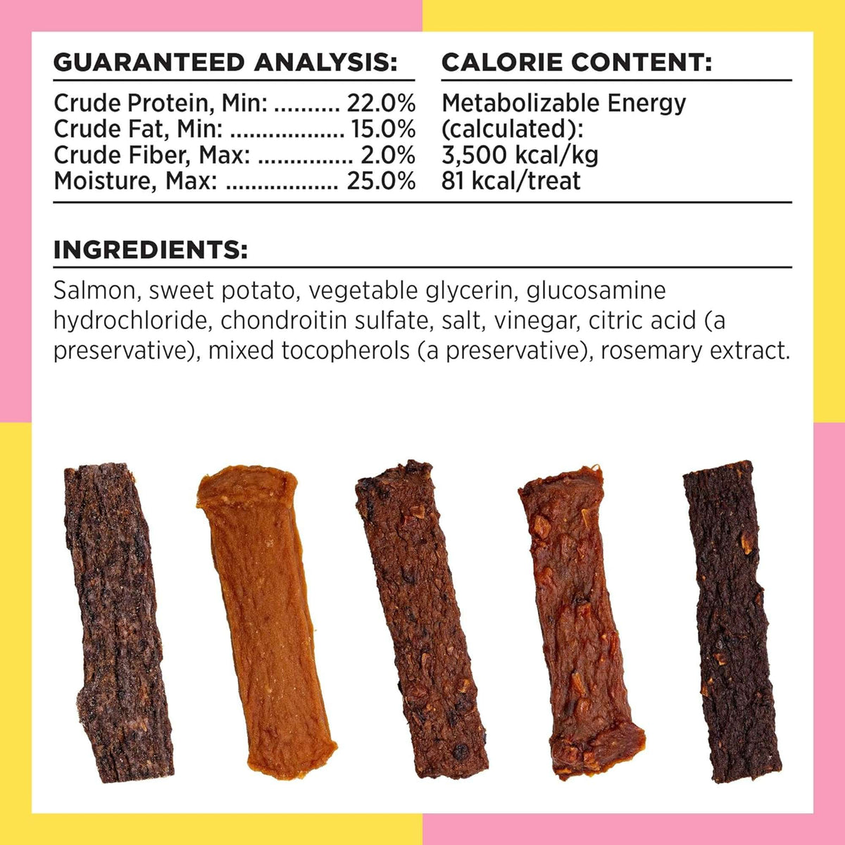 Bixbi Hip &amp; Joint Salmon Jerky Dog Treats