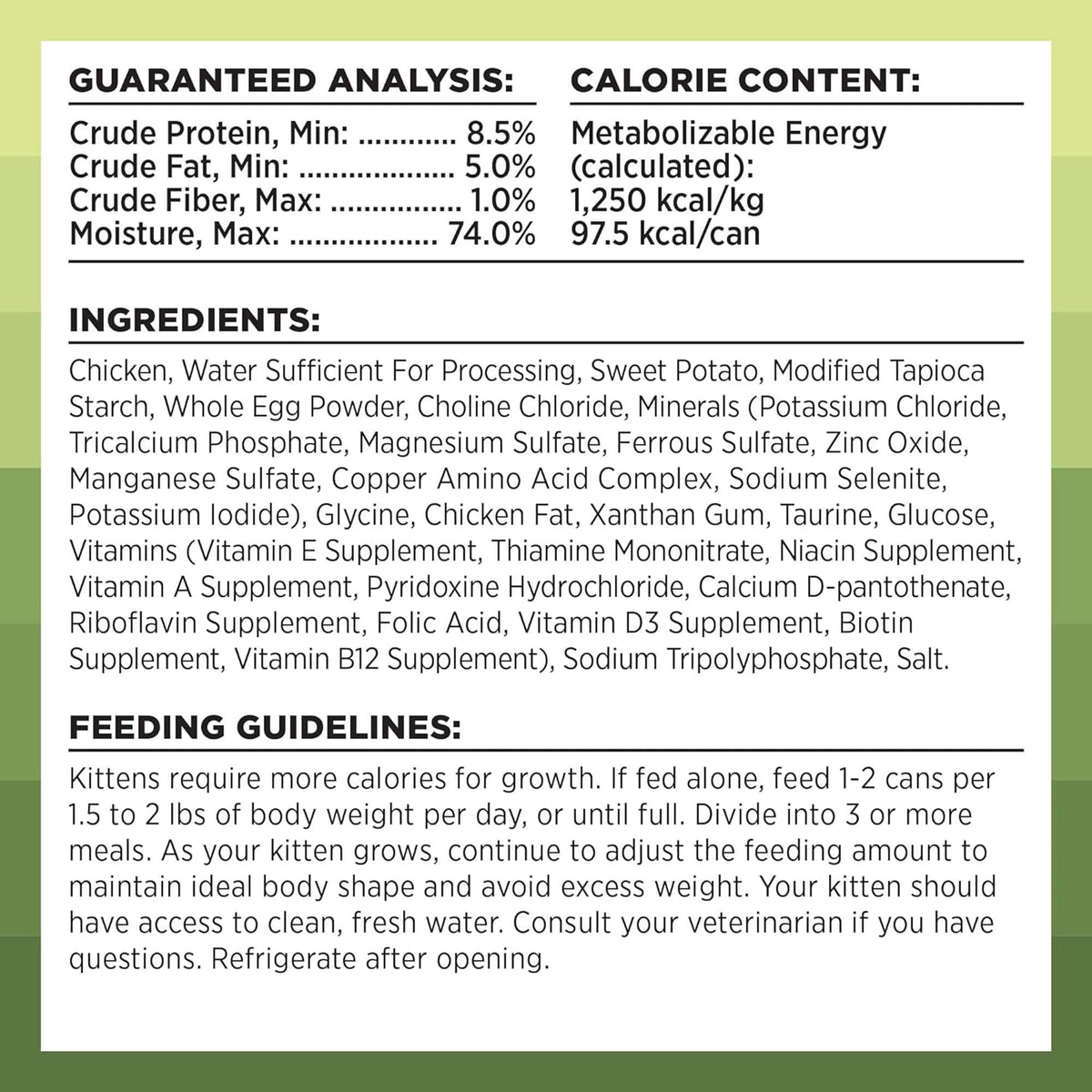 Bixbi Rawbble Paté Grain Free Kitten Chicken Canned Cat Food