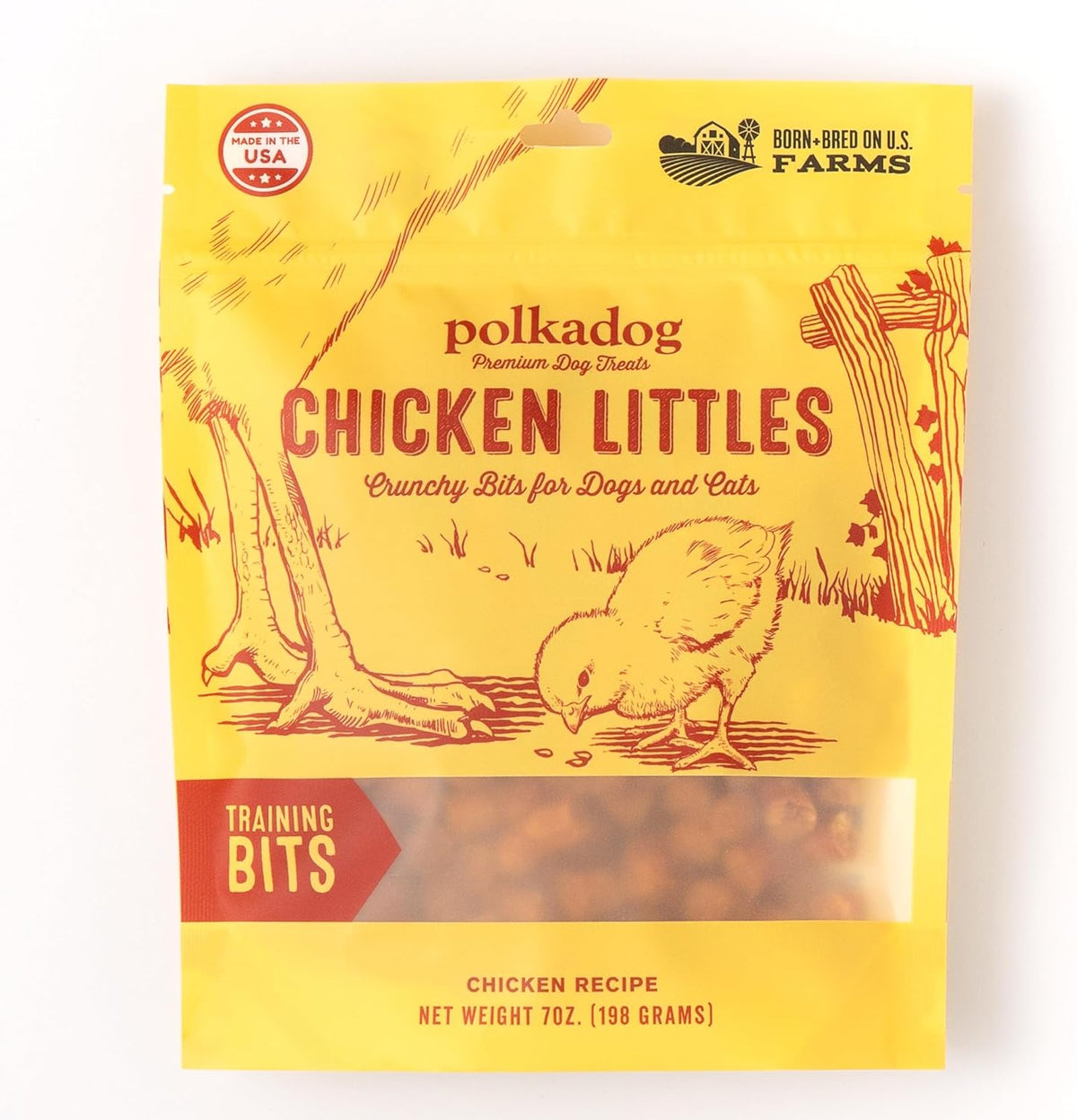 Polkadog Bakery Chicken Littles Crunchy Bites Dog Treats