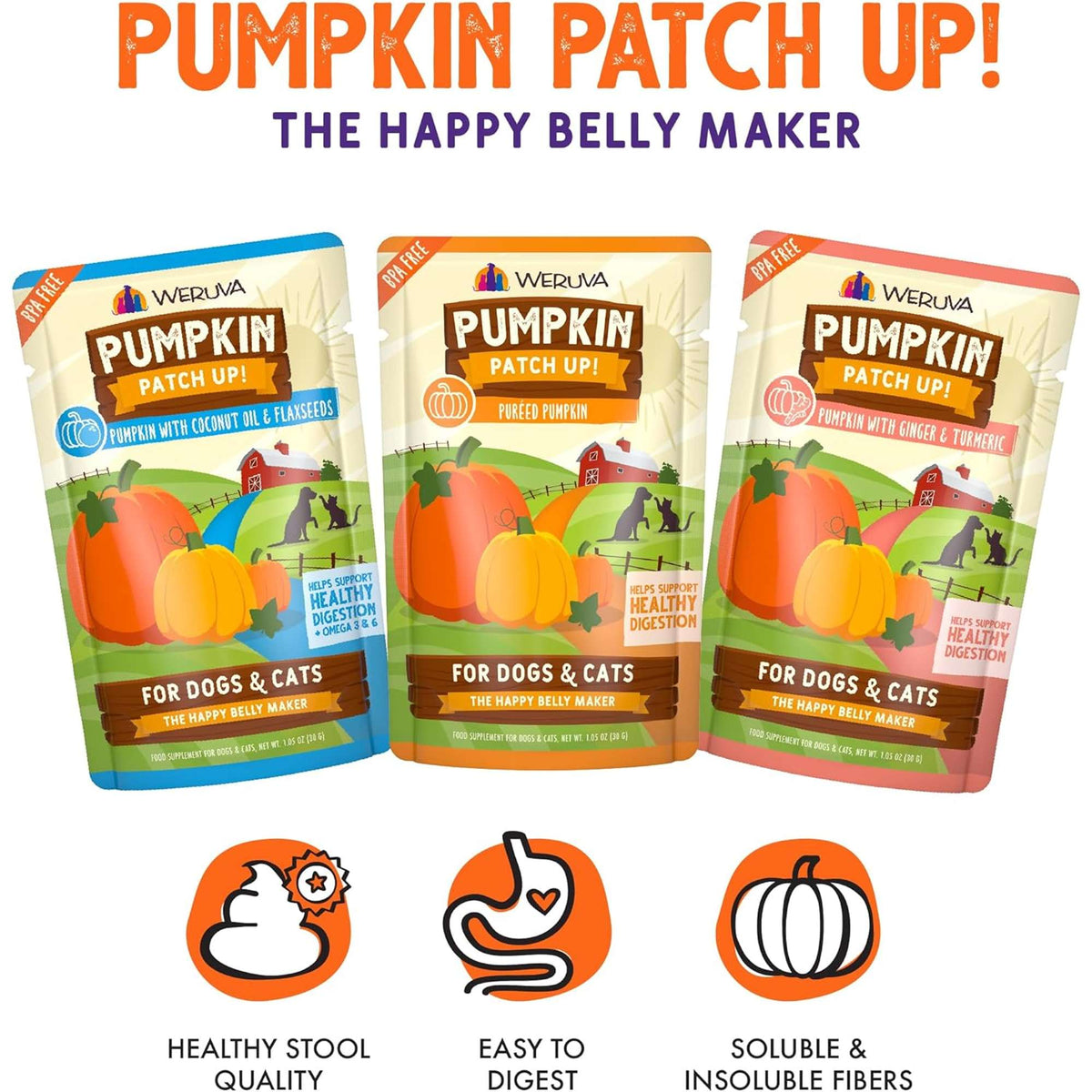 Weruva Pumpkin Patch Up! Variety Pack Dog &amp; Cat Food Supplement