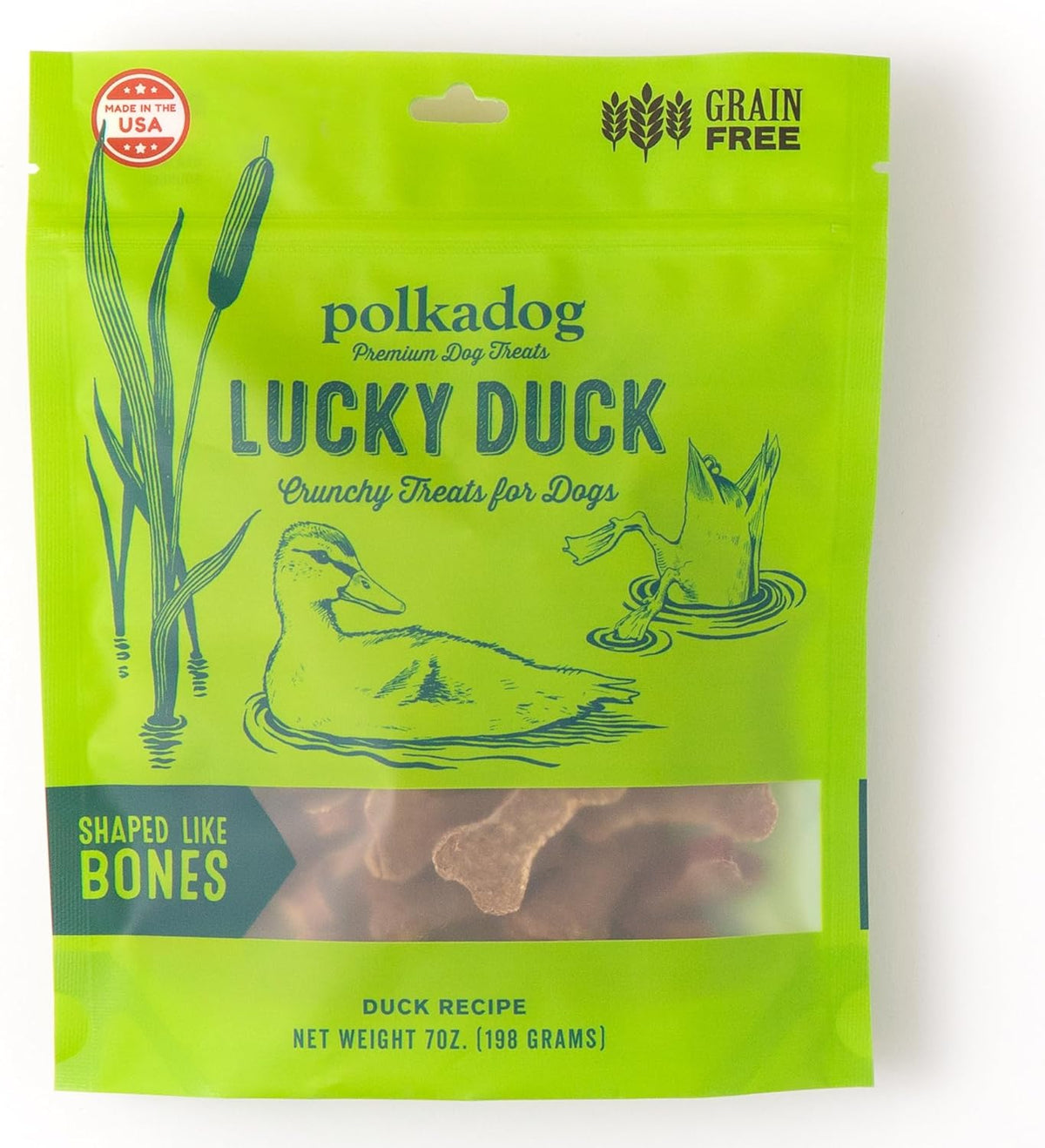 Polkadog Bakery Lucky Duck Crunchy Dog Treats