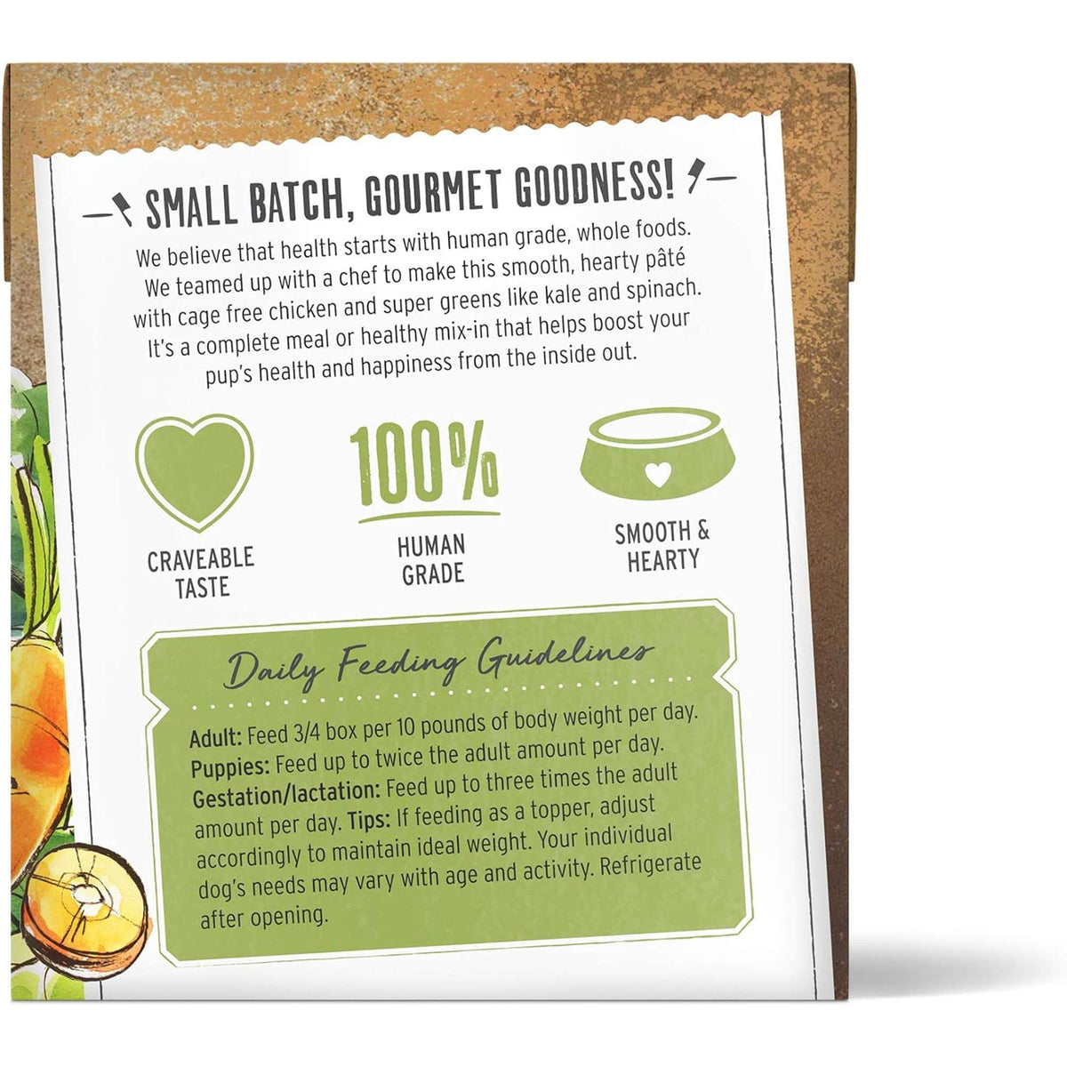 The Honest Kitchen Butcher Block Pâté Chicken &amp; Super Green Dog Food
