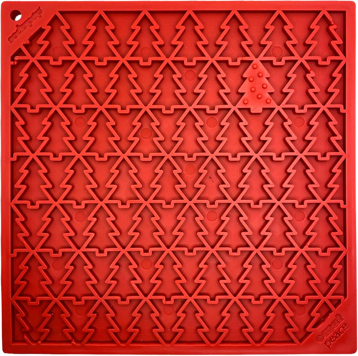 SodaPup Tree Design "Peace" eMat Enrichment Lick Mat