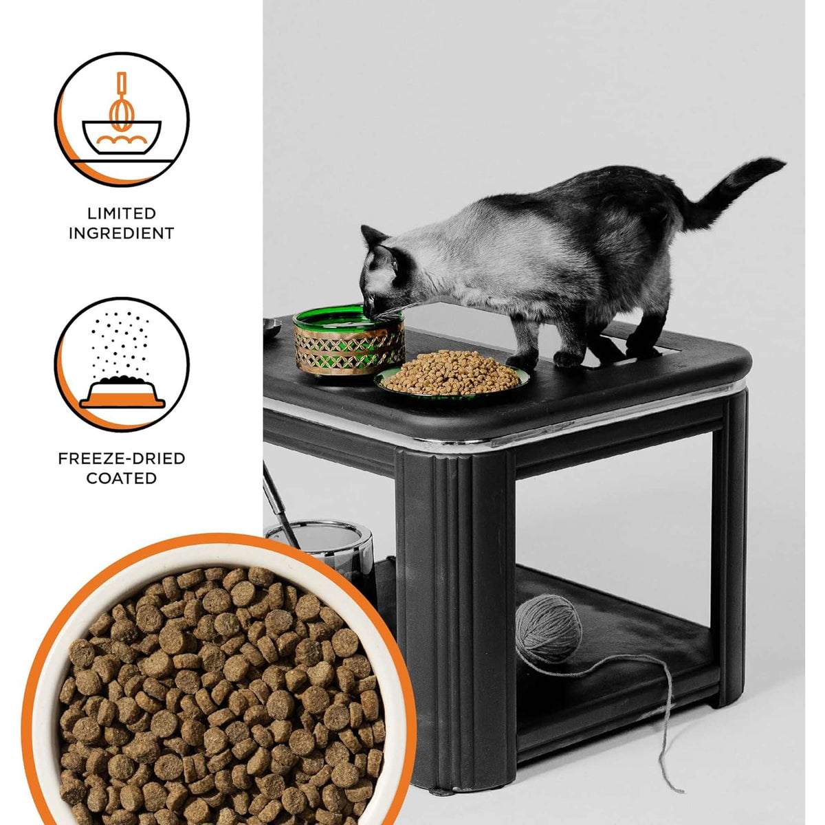 Bixbi Rawbble Freeze-Dried Raw Coated Grain Free Chicken Cat Food