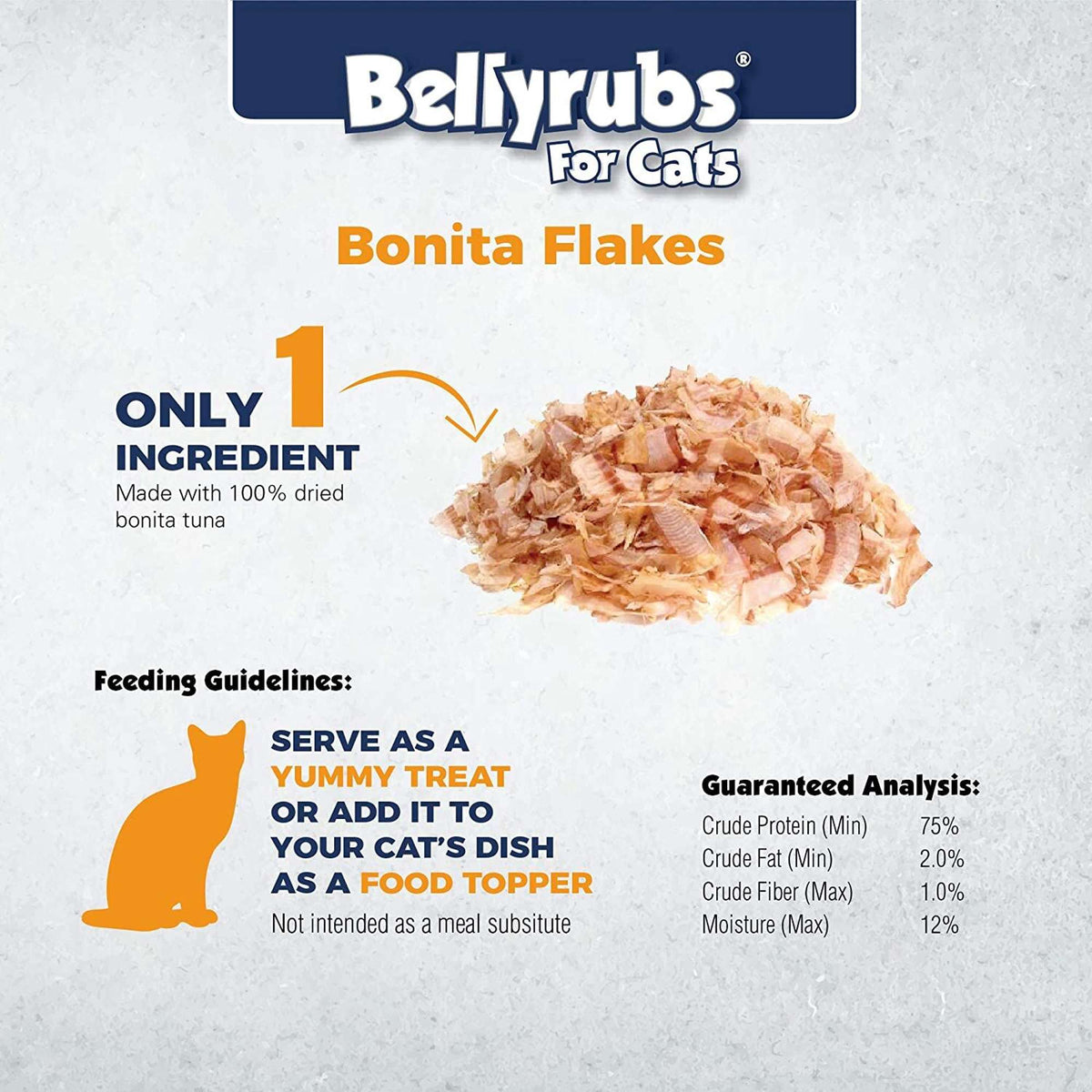 BellyRubs Bonita Tuna Flakes Cat Treats