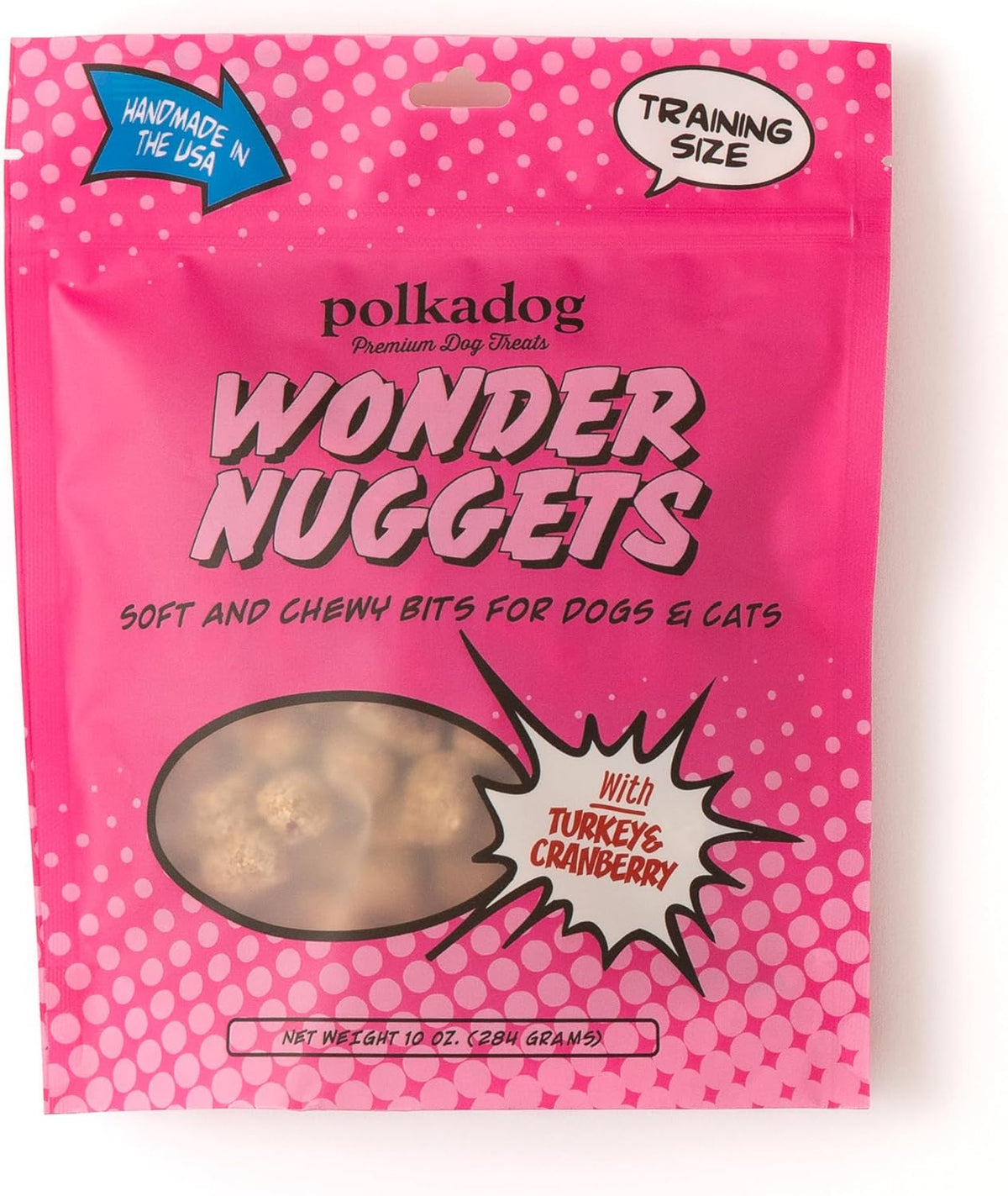 Polkadog Bakery Soft &amp; Chewy Wonder Nuggets Turkey &amp; Cranberry Dog Treats