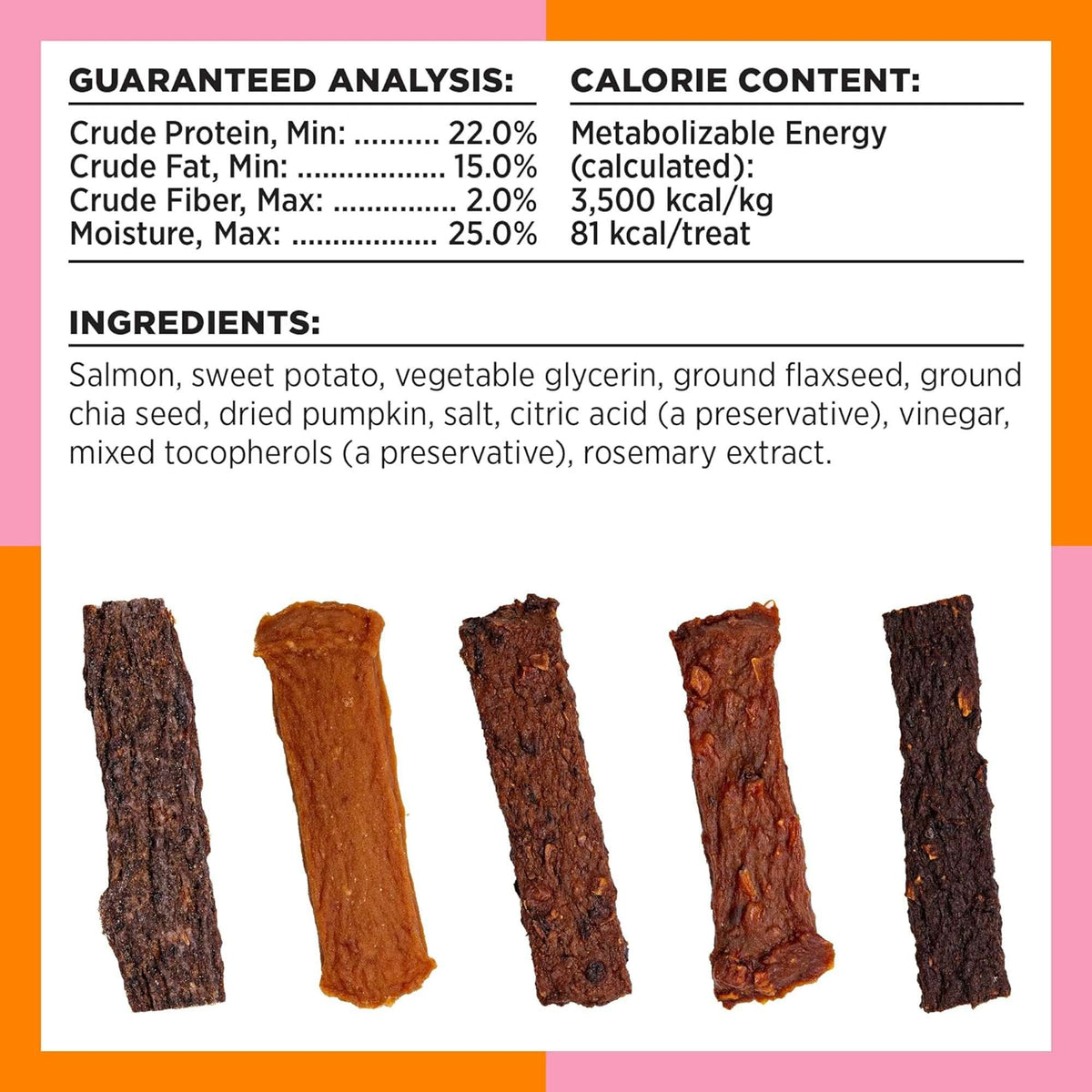 Bixbi Skin &amp; Coat Salmon Jerky Dog Treats