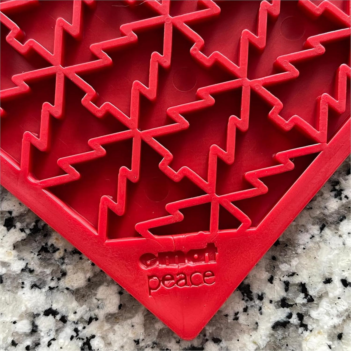 SodaPup Tree Design "Peace" eMat Enrichment Lick Mat