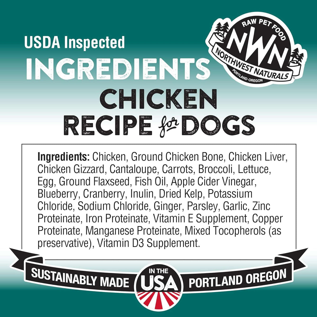 Northwest Naturals Freeze-Dried Raw Chicken Dog Food