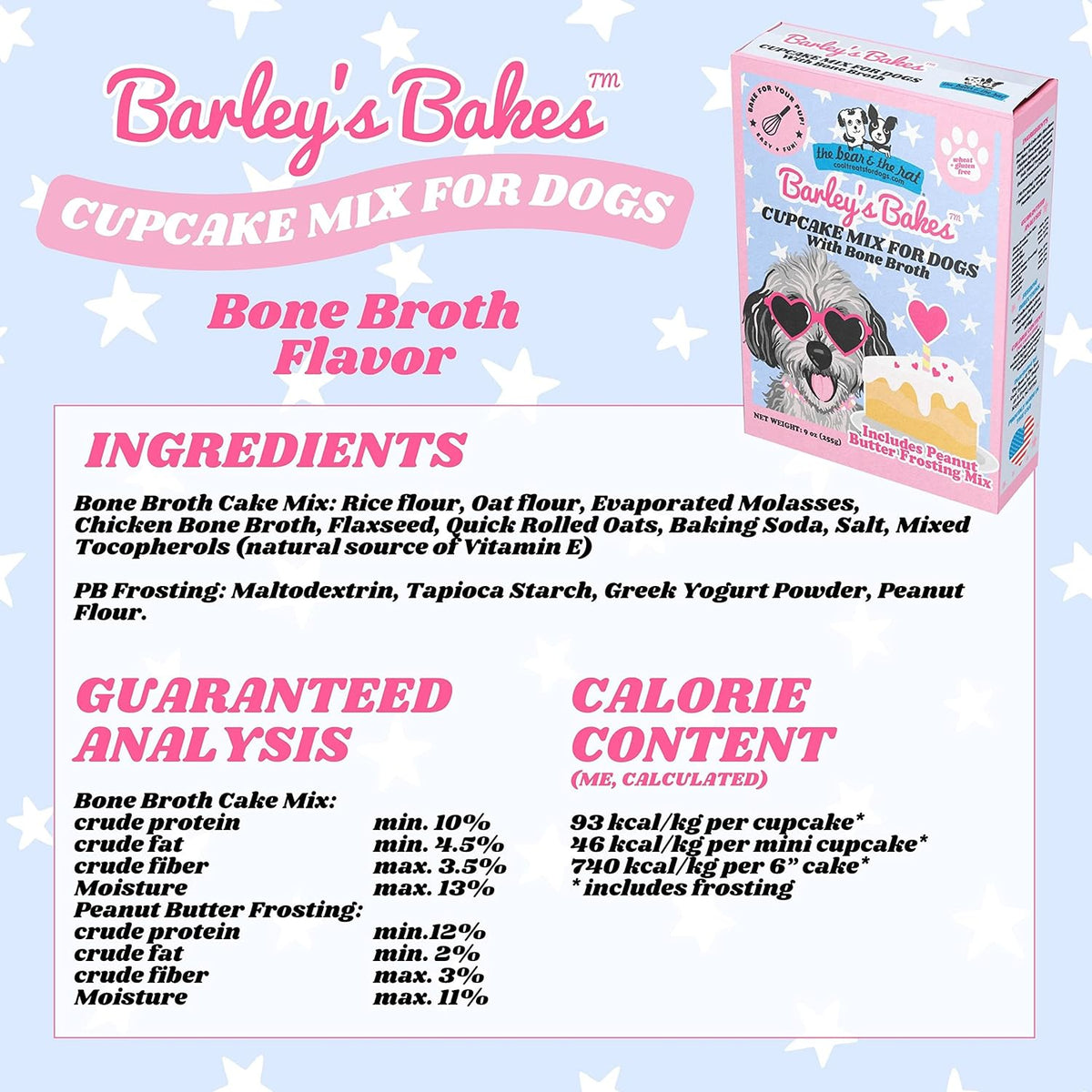 The Bear and The Rat Bone Broth Cupcake Mix