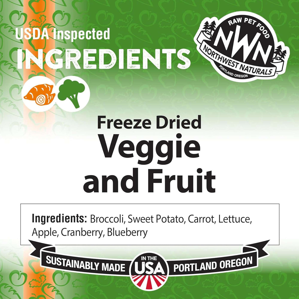 Northwest Naturals Dog &amp; Cat FUNctional Topper Veggie &amp; Fruit