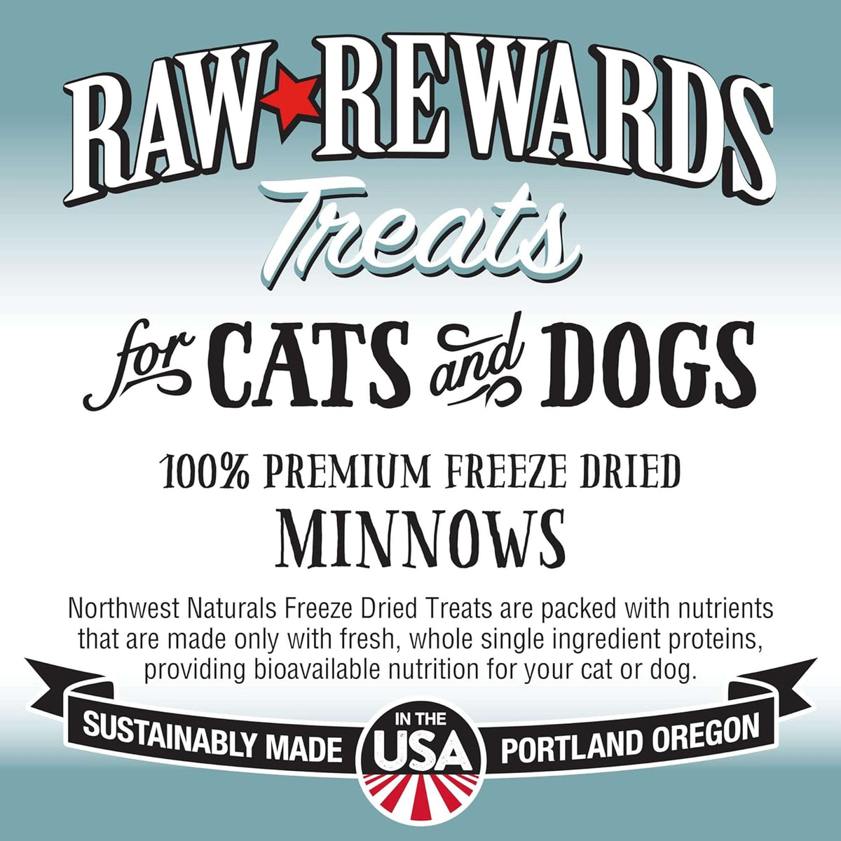 Northwest Naturals Raw Rewards Freeze-Dried Minnows Dog &amp; Cat Treats