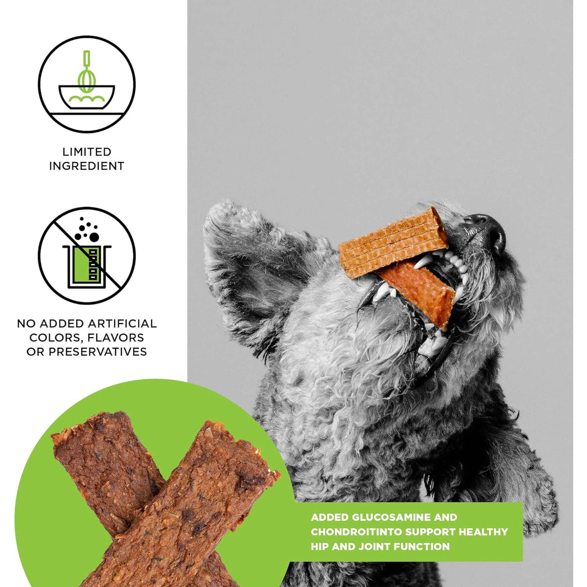 Bixbi Hip &amp; Joint Chicken Jerky Dog Treats