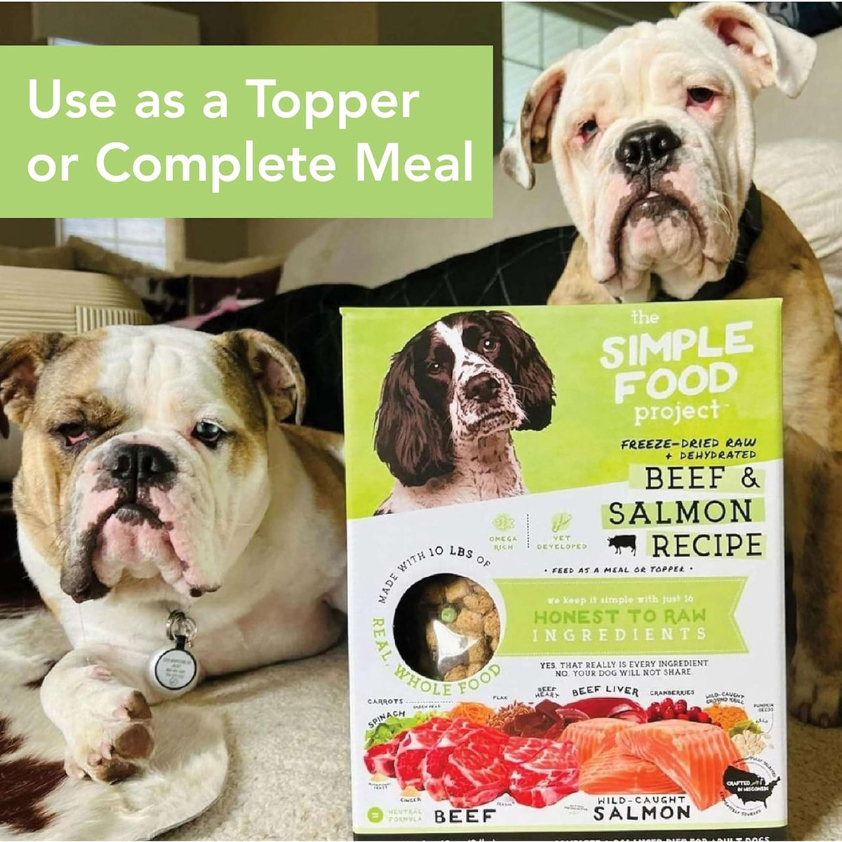 The Simple Food Project Beef &amp; Salmon Freeze-Dried Dog Food