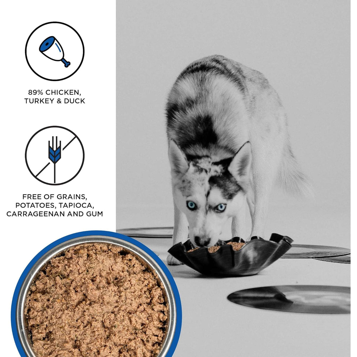Bixbi Liberty Grain Free Game Bird Feast Canned Dog Food