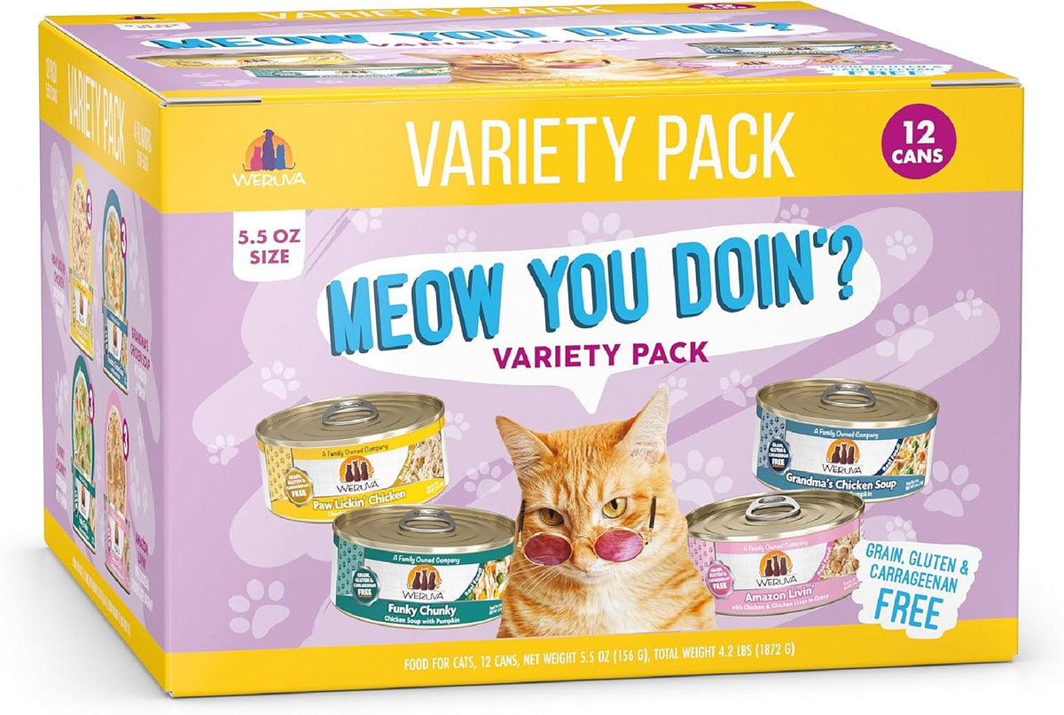 Weruva Meow You Doin&#39;? Variety Pack Canned Cat Food