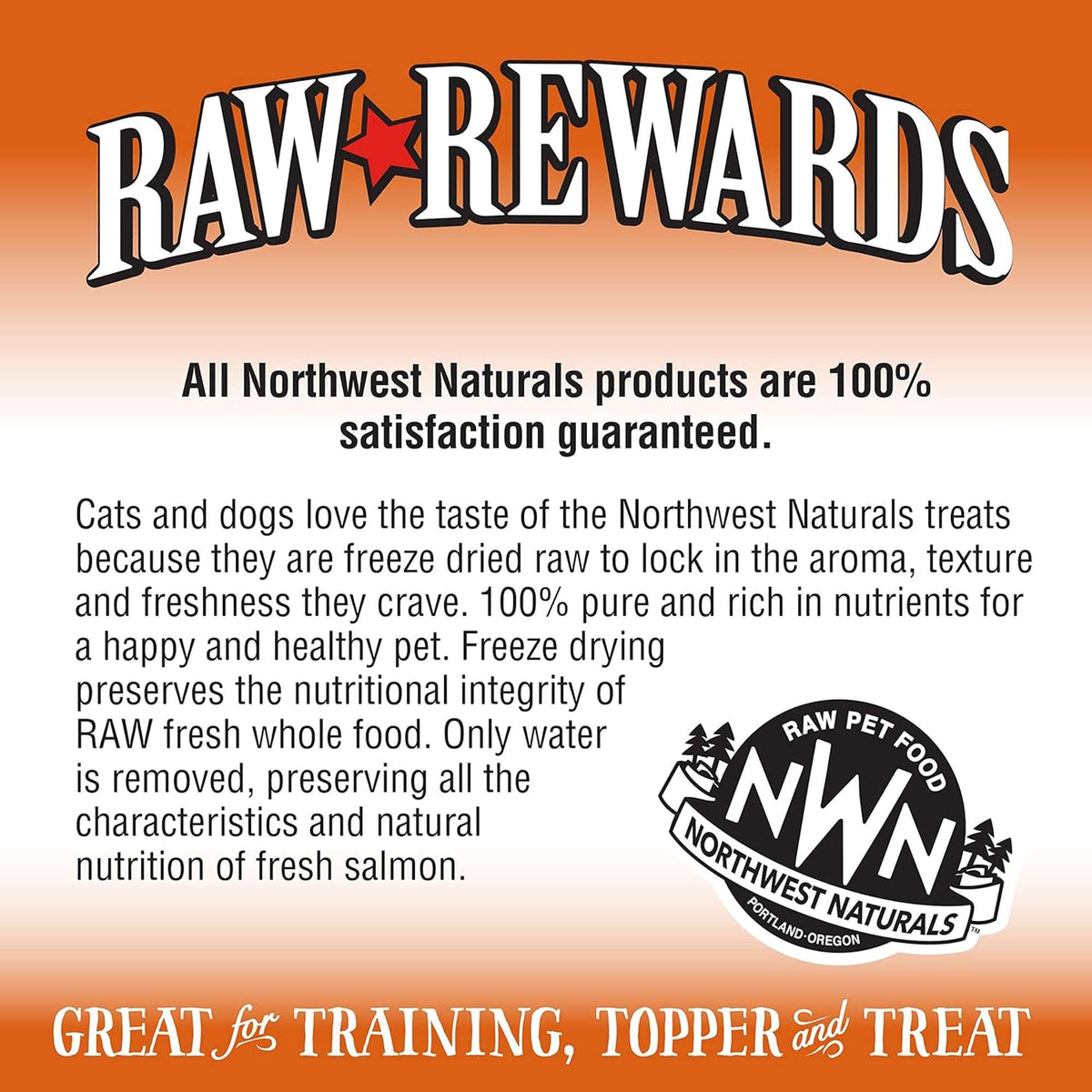 Northwest Naturals Raw Rewards Freeze-Dried Salmon Dog &amp; Cat Treats