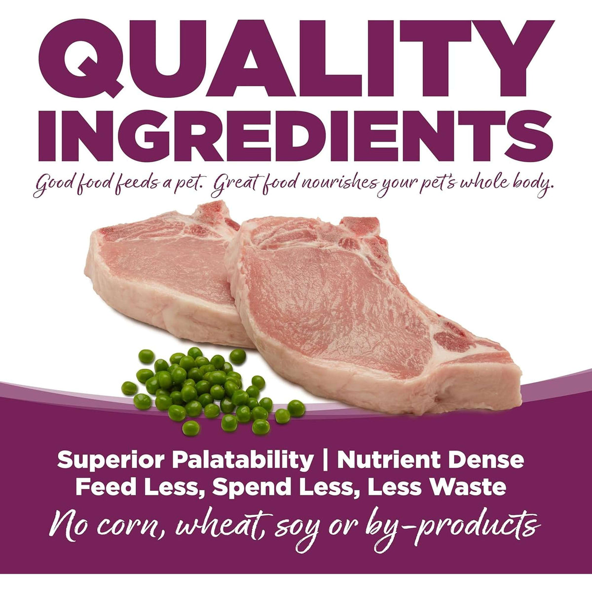NutriSource PureVita Grain Free Pork &amp; Peas Dog Food