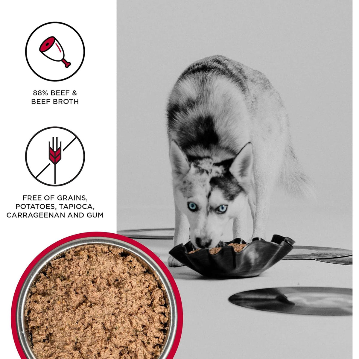 Bixbi Liberty Grain Free Beef Canned Dog Food