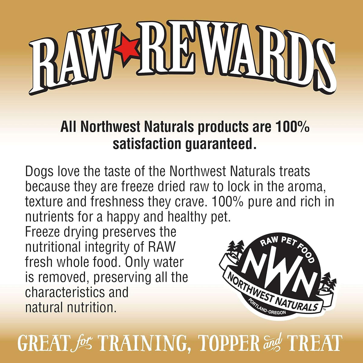 Northwest Naturals Raw Rewards Freeze-Dried Turkey Necks Dog &amp; Cat Treats
