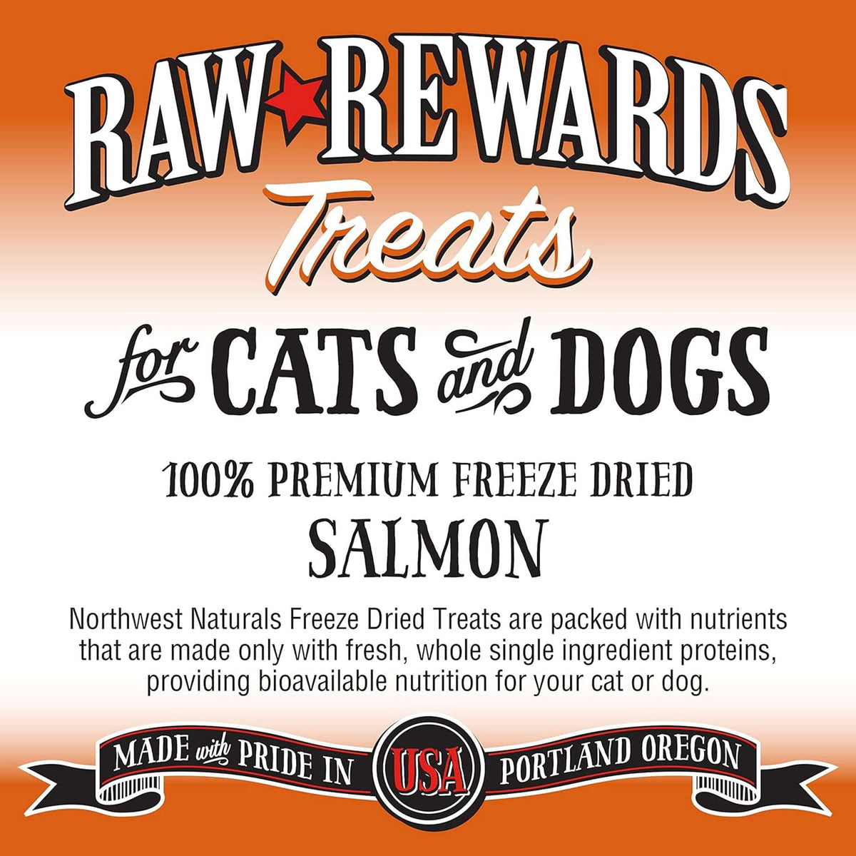Northwest Naturals Raw Rewards Freeze-Dried Salmon Dog &amp; Cat Treats