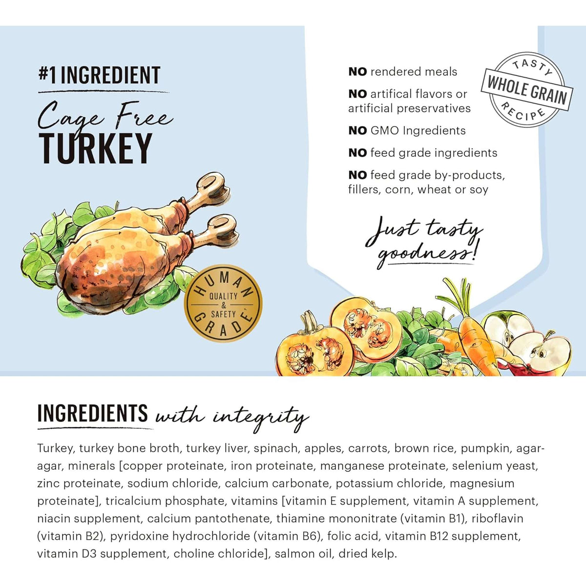 The Honest Kitchen Butcher Block Pâté Turkey &amp; Autumn Veggie Dog Food