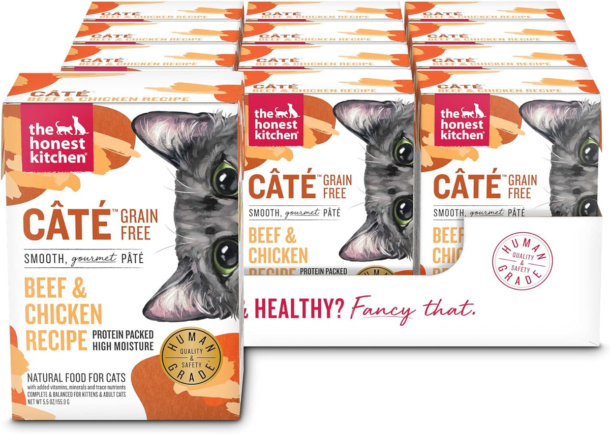 The Honest Kitchen Câté Grain Free Beef &amp; Chicken Cat Food