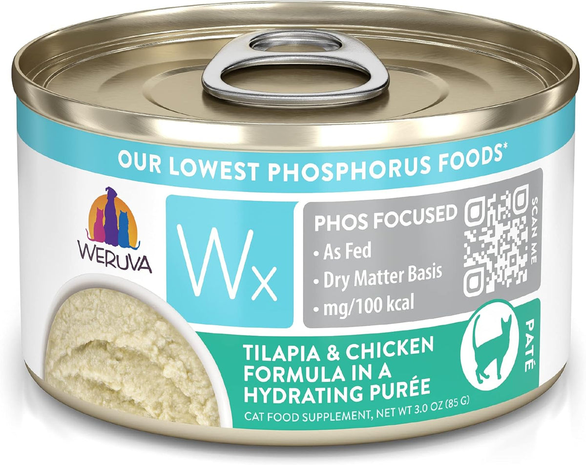 Weruva Wx Phos Focused Tilapia &amp; Chicken Canned Cat Food