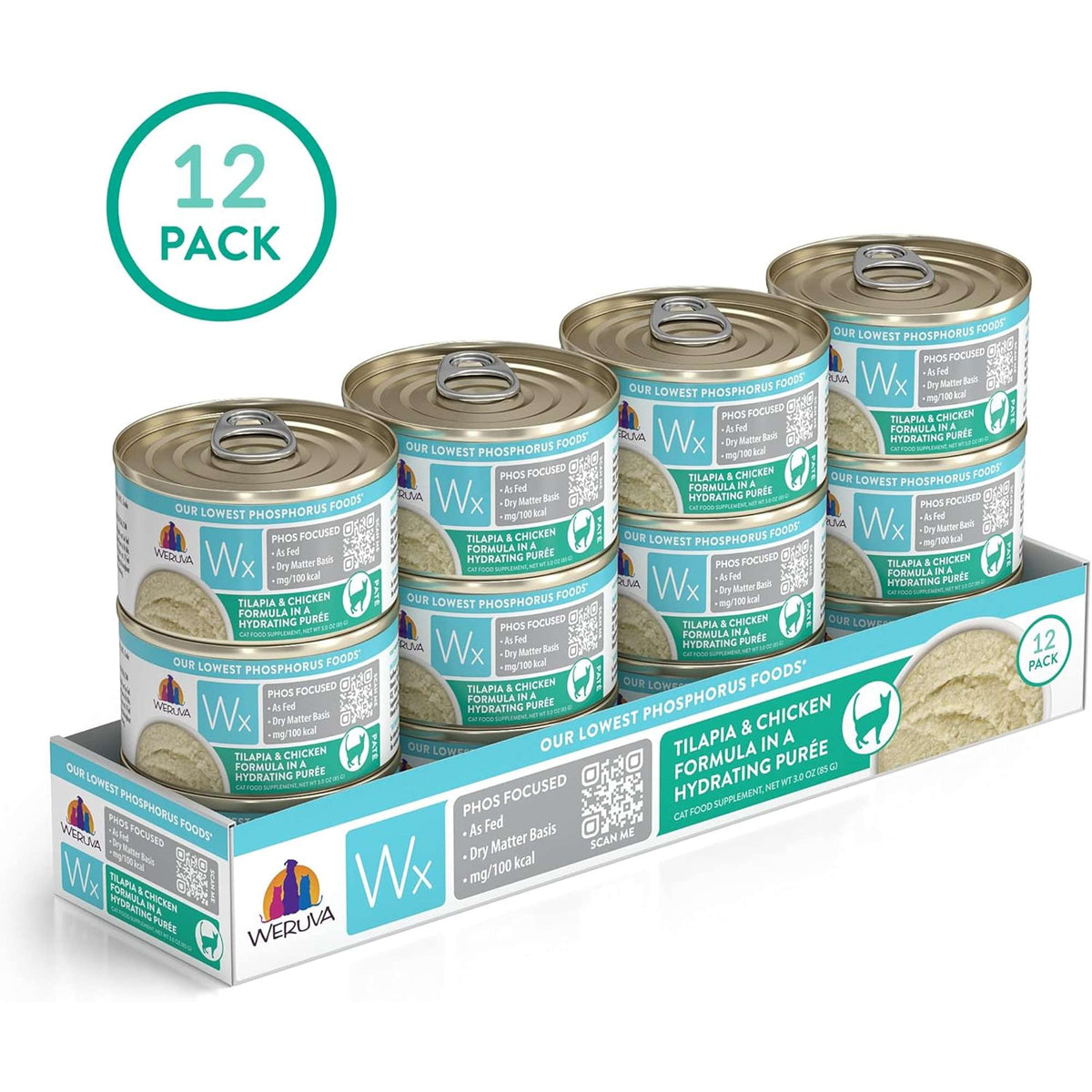 Weruva Wx Phos Focused Tilapia &amp; Chicken Canned Cat Food