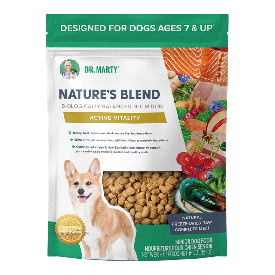 Dr. Marty Freeze-Dried Raw Nature&#39;s Blend Active Vitality Dog Food